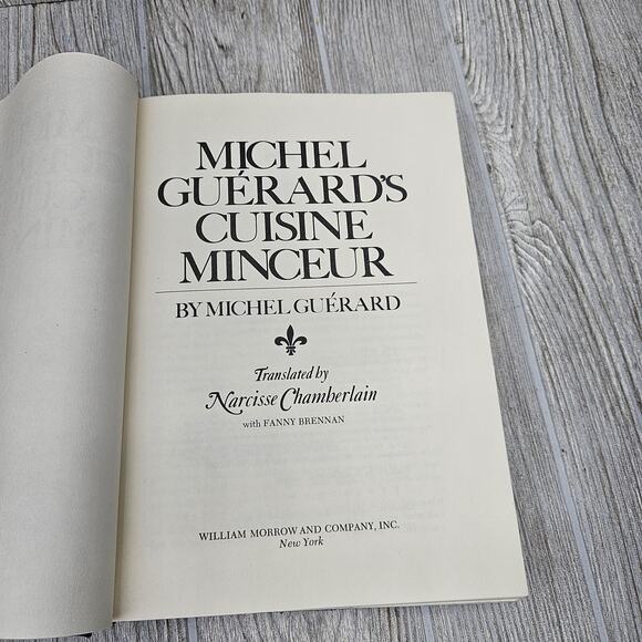 Vintage 1976 Michel Guerard Cuisine Minceur French Cookbook Hardcover Diet Recip - Picture 7 of 13